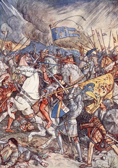 Battle of Fornovo, illustration from 